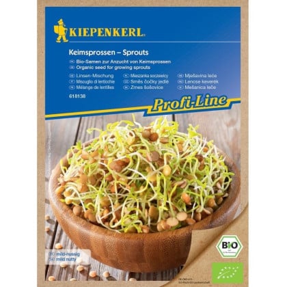 BIO Šošovica zmes - bio semená na klíčenie - 40 g