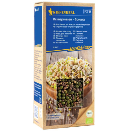 BIO Pikantná zmes - bio semená na klíčenie - 200 g