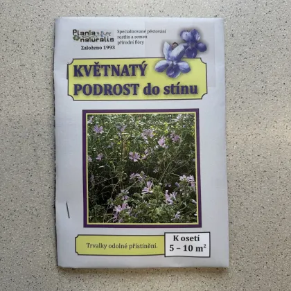Trváci kvetinový podrast do tieňa - Planta Naturalis - osivo lúčnych kvetov - 10 g