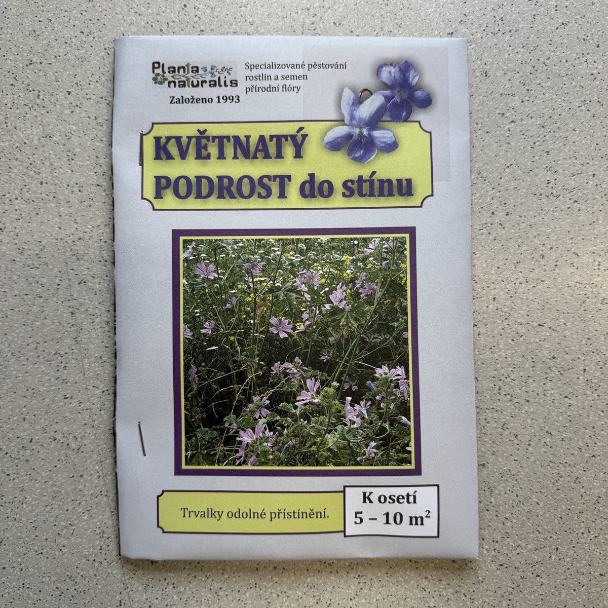 Trváci kvetinový podrast do tieňa - Planta Naturalis - osivo lúčnych kvetov - 10 g