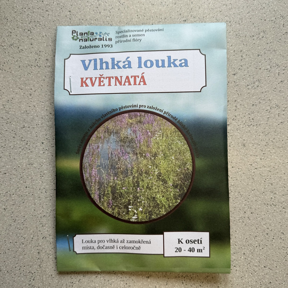 Vlhká kvetinová lúka - Planta Naturalis - osivo lúčnych kvetov - 40 g