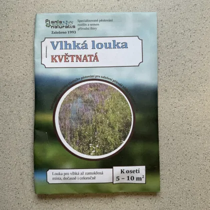 Vlhká kvetinová lúka - Planta Naturalis - osivo lúčnych kvetov - 10 g