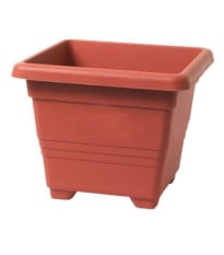 Plastový kvetináč Begonia terakota - 14 x 14 x 11 cm - 1 ks