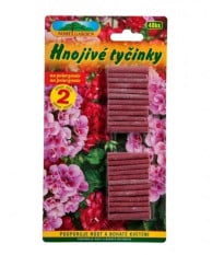 Tyčinkové hnojivo pre muškáty, surfinie a iné balkónové rastliny - 48 ks