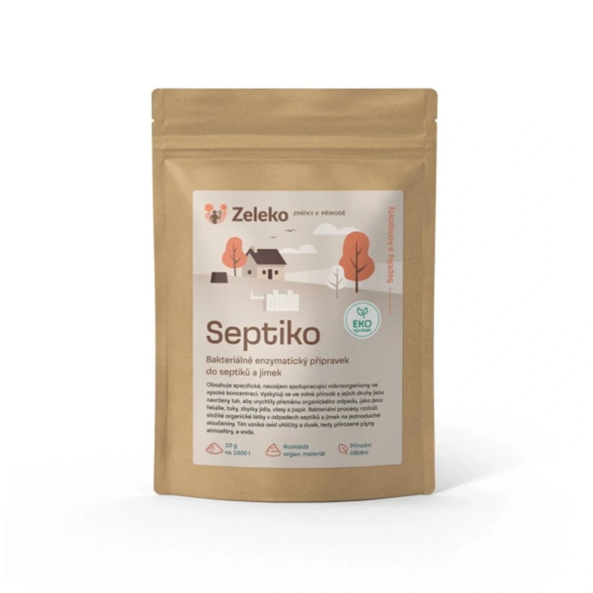 Septiko - baktérie do septikov a nádrží - Zeleko - 300 g