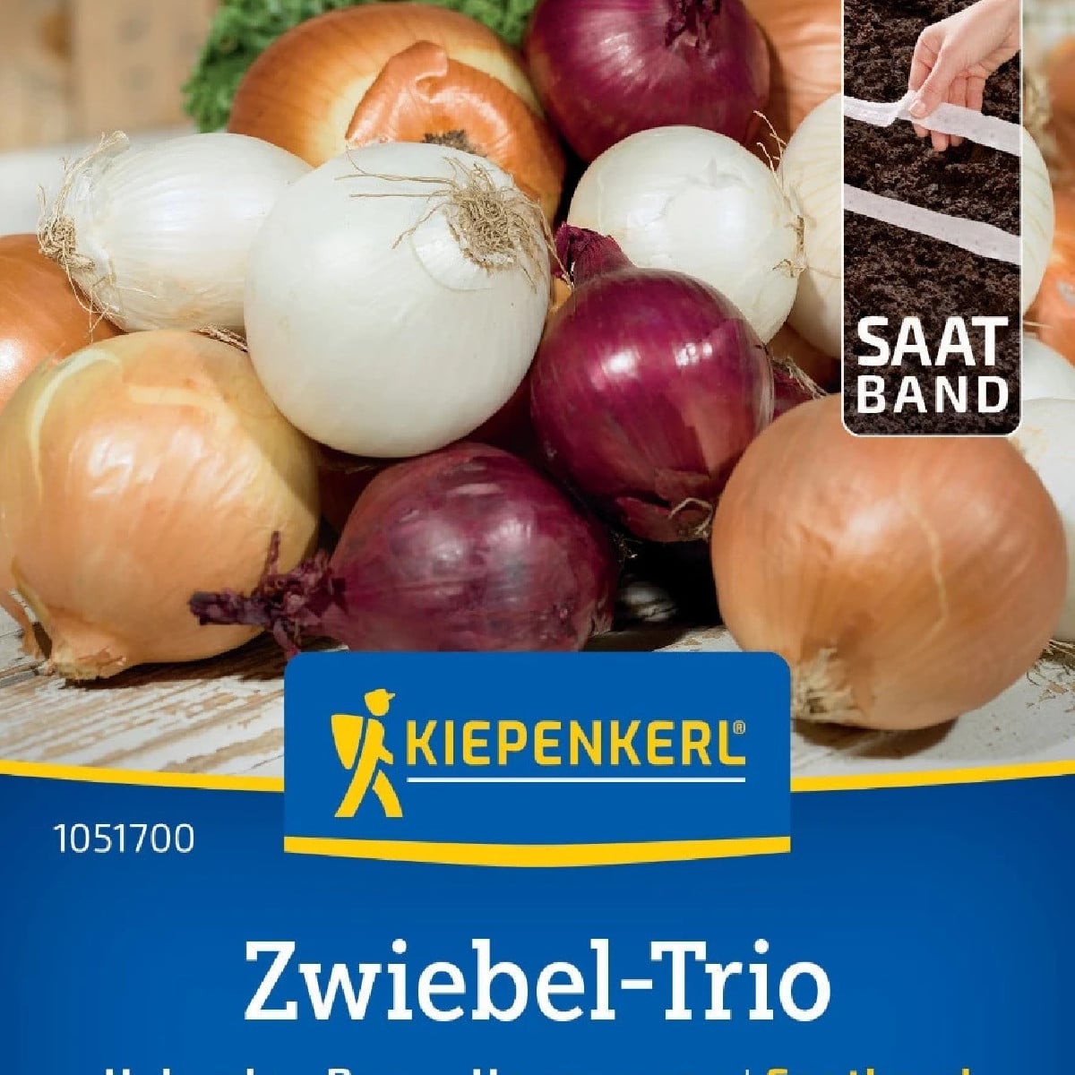 Cibuľa trio Hylander, Romy a Honeymoon - výsevný pásik - 1 ks