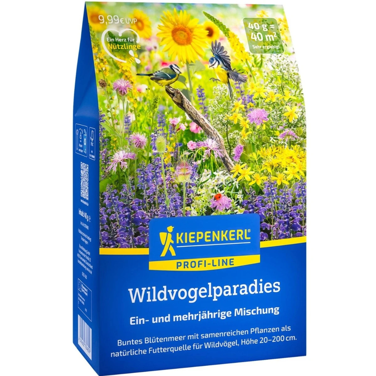 Kvetinová zmes - Divoký vtáčí raj - semená Kiepenkerl - 1 ks