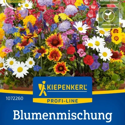 Kvetinová zmes Baristo - trvalky na balkón - semená Kiepenkerl - 1 ks