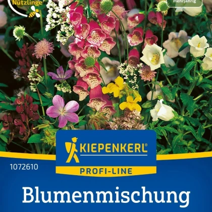 Kvetinová zmes - Kvety do tieňa - semená Kiepenkerl - 1ks