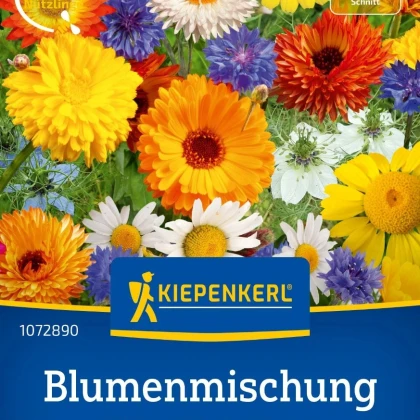 Kvetinová zmes - Divoké a záhradné kvety - semená Kiepenkerl - 1 ks