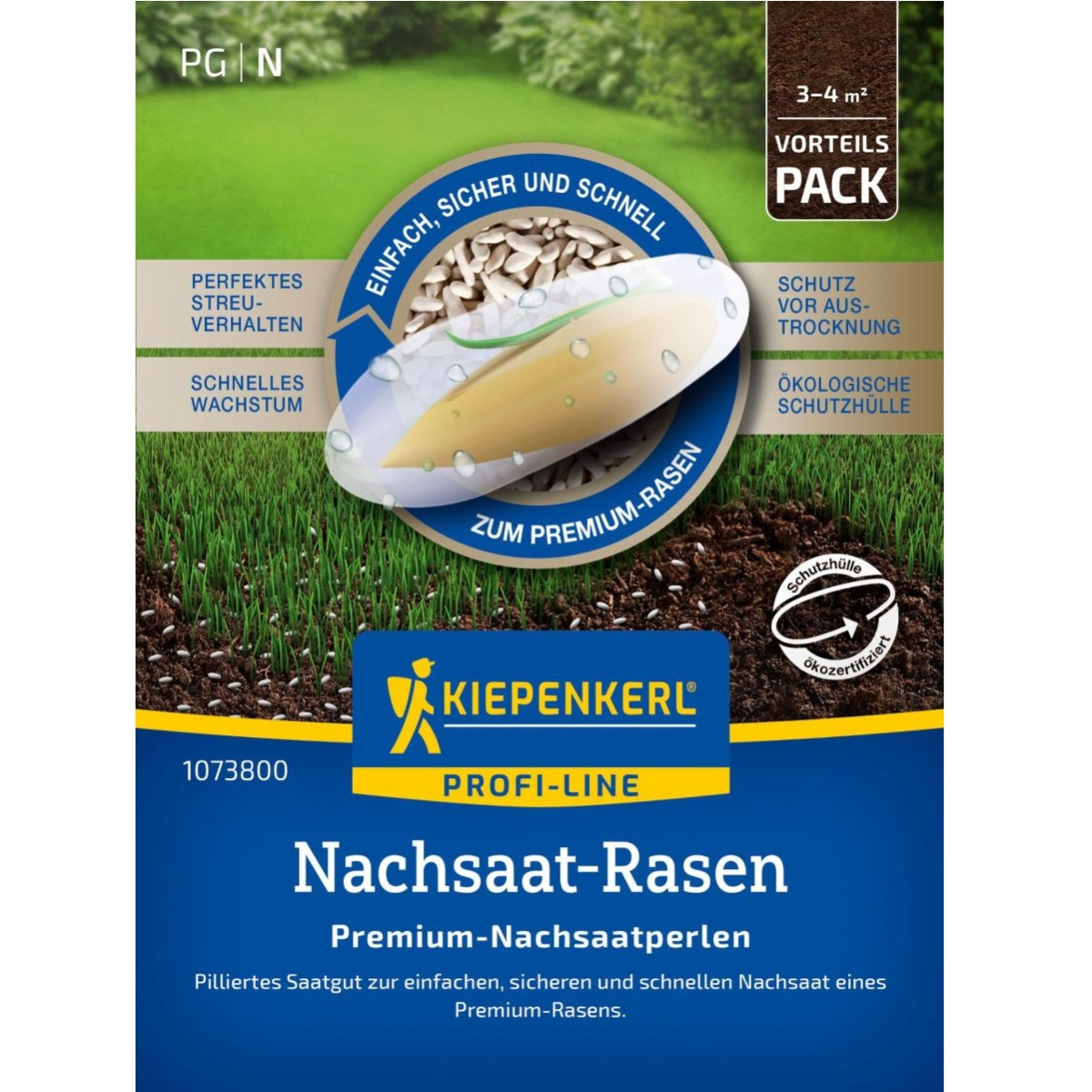 Dosevové perly na dosev trávnika - semená Kiepenkerl - zmes - 100 g