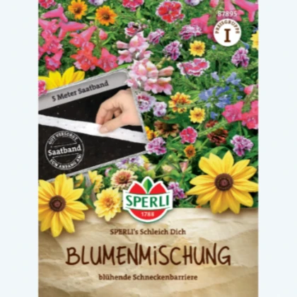Rozkvitnutá zábrana proti slimákom - výsevný pásik - Sperli - 1 ks