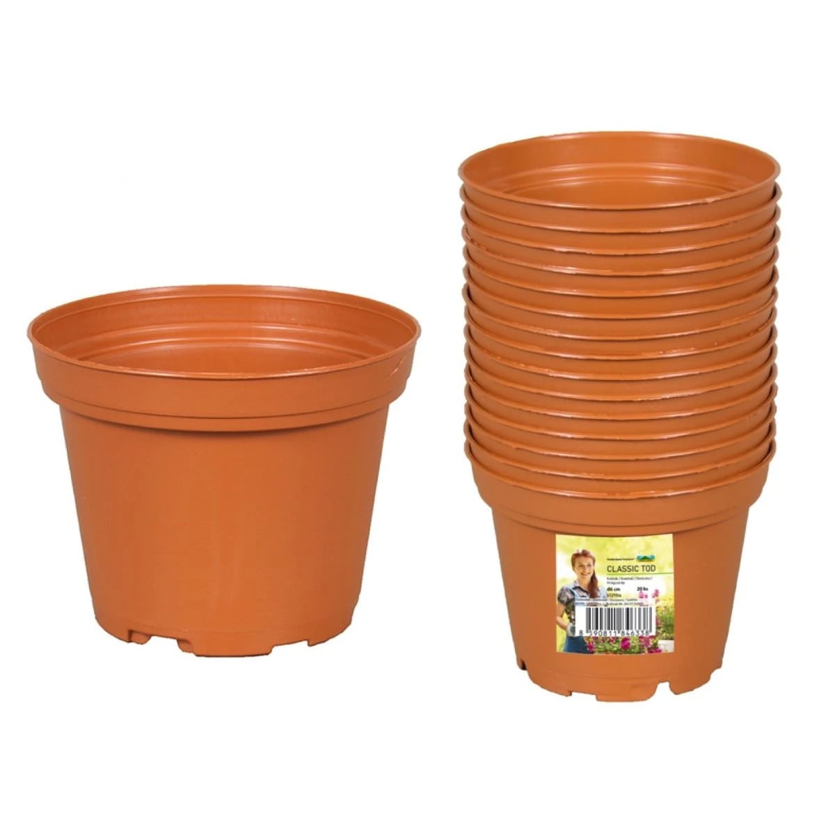 Kvetník CLASSIC - 11,5 cm - 15 ks