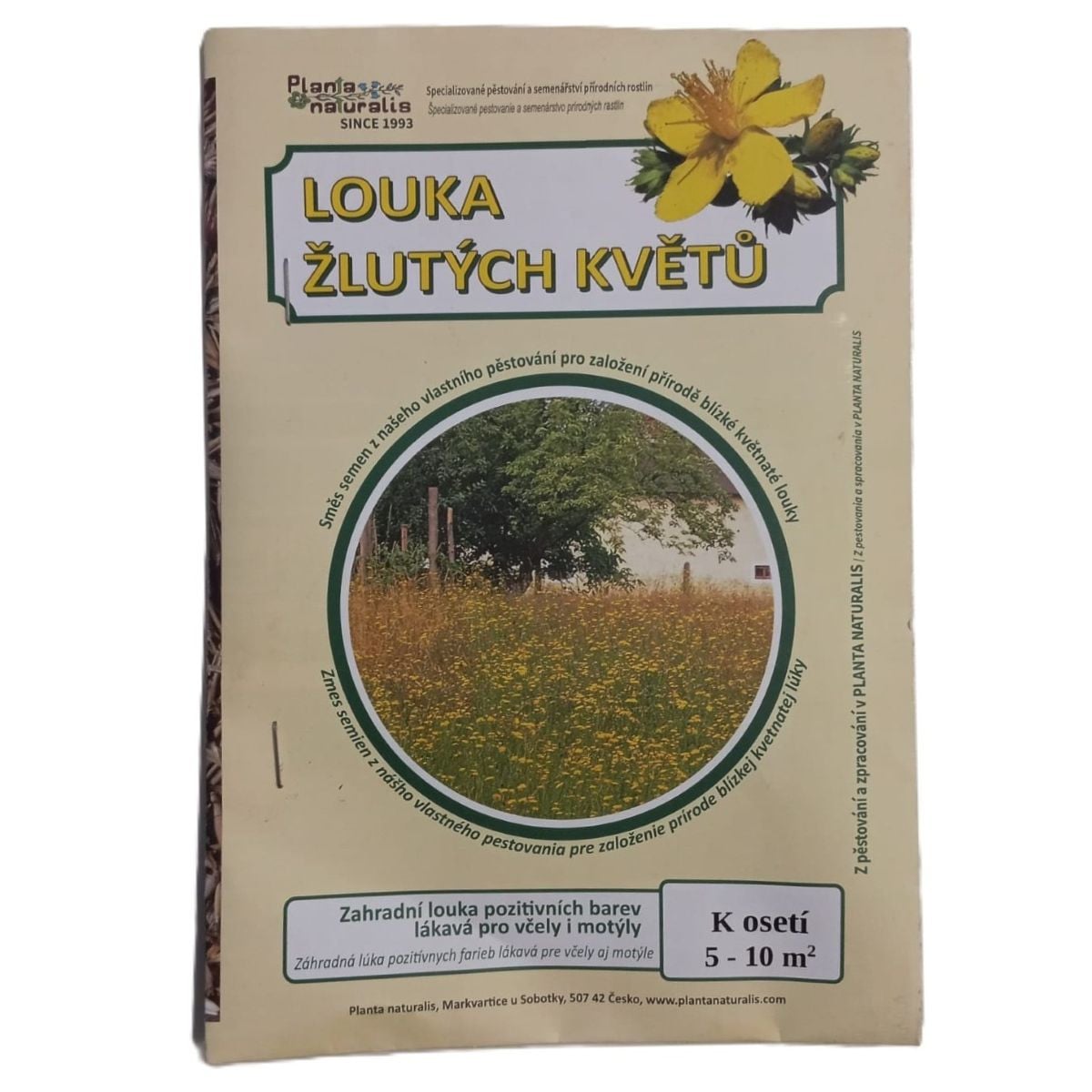 Žltá kvetinová lúka - Planta Naturalis - osivo lúčnych kvetov - 10 g