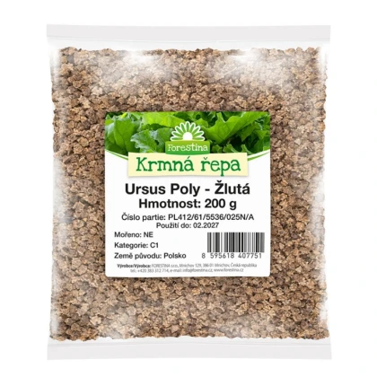 Kŕmna repa Ursus Poly žlutá - Beta vulgaris - semená kŕmnej repy - 0,2 kg