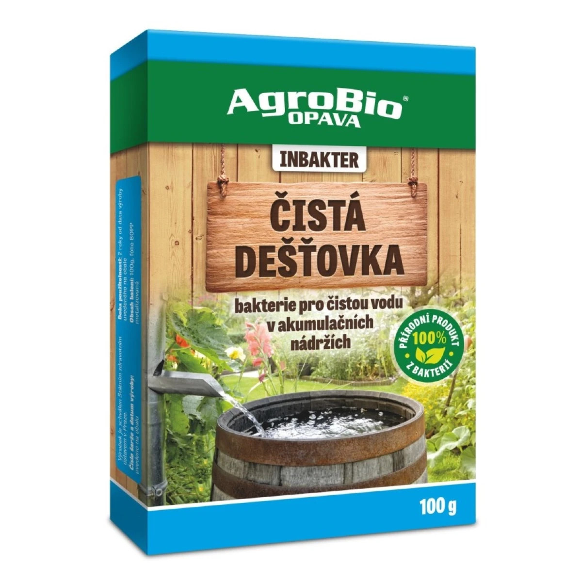 INBAKTER - Čistá dažďovka - AgroBio - 100 g
