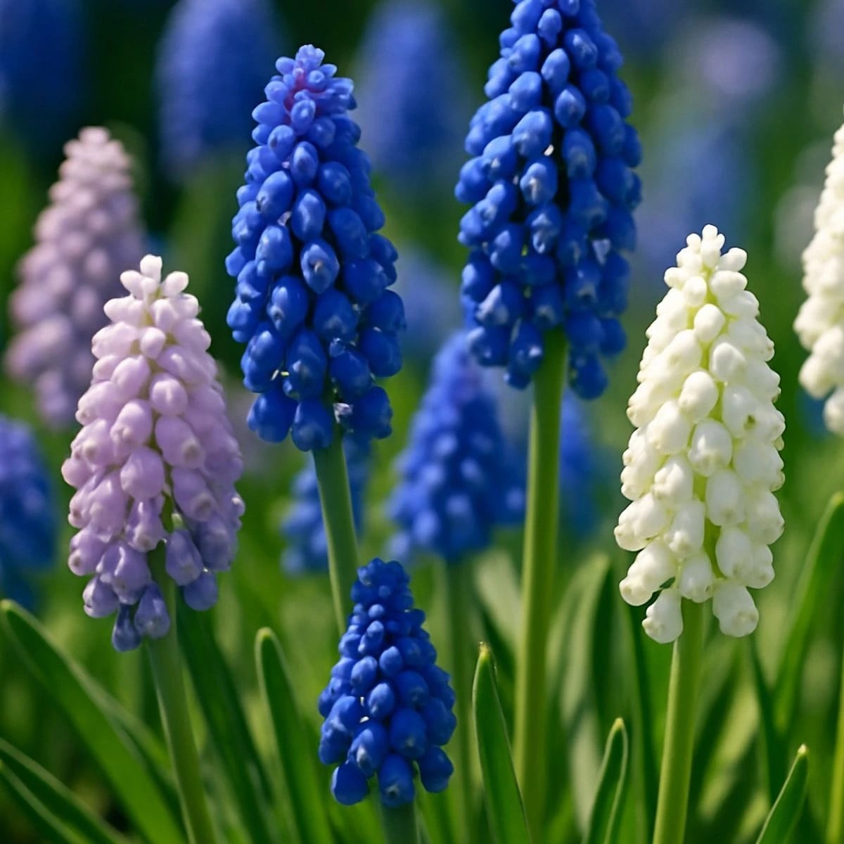 Zmes modríc - Muscari mix - cibuľa modrice - 25 ks