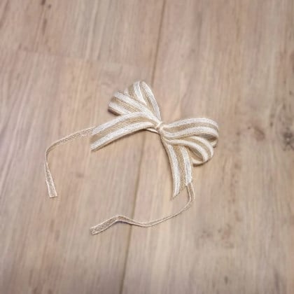 Dekoračná mašľa - darčekové doplnky - 1 ks