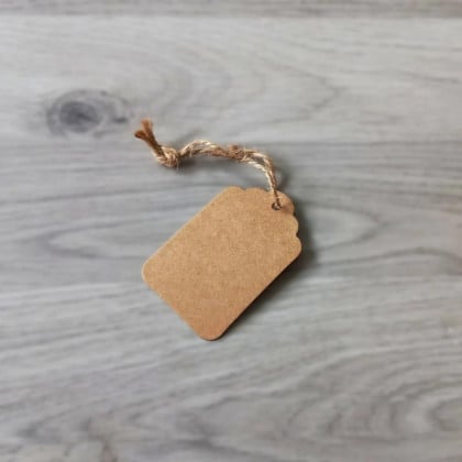 Menovka na darčeky papierová - darčekové doplnky - 1 ks