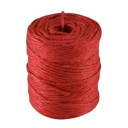 Juta - jutový povrázok na cievke - červený - Strömshaga AB - 70 m - 1 ks