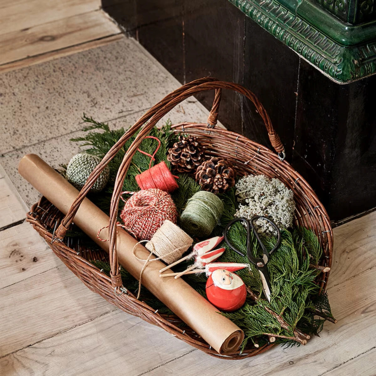 Juta - jutový povrázok na cievke - červený - Strömshaga AB - 70 m - 1 ks