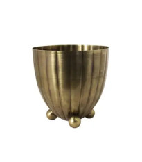 Dekoratívny kvetináč Vilmer - antik mosadz - Strömshaga AB - 8,5 x 8,5 cm - 1ks