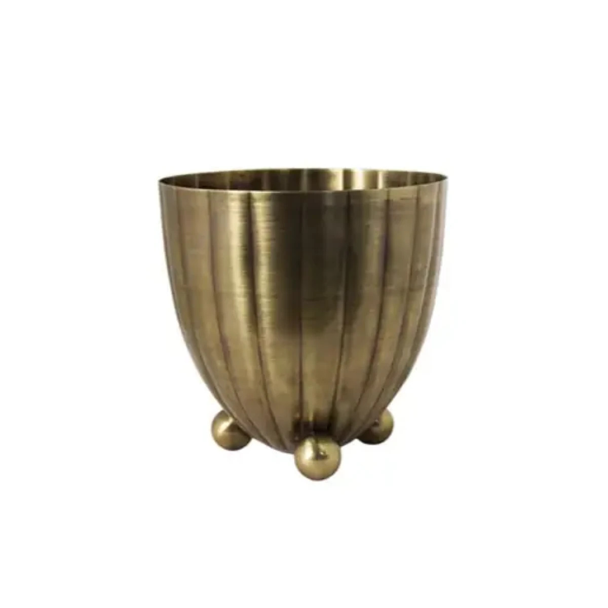 Dekoratívny kvetináč Vilmer - antik mosadz - Strömshaga AB - 8,5 x 8,5 cm - 1ks
