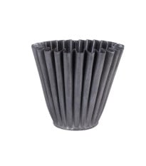 Kovový kvetináč Ronja - sivo-béžový - veľ. L - Strömshaga AB - 1 ks