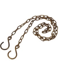 Mosadzná retiazka s háčikmi - 1 m - Strömshaga AB - 1 ks