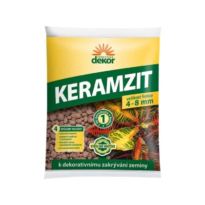 Keramzit dekor 4 – 8 mm - umelé kamenivo - 1 l