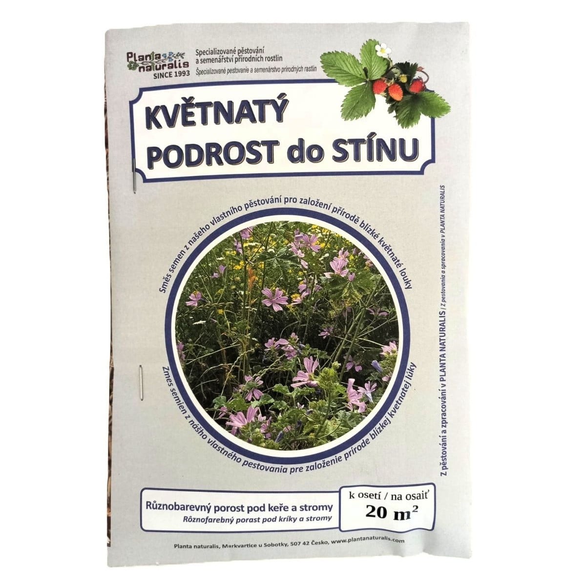 Trváci kvetinový podrast do tieňa - Planta Naturalis - osivo lúčnych kvetov - 40 g