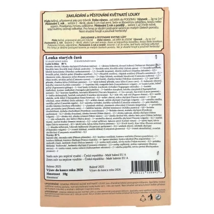 Lúka starých čias - Planta Naturalis - osivo lúčnych kvetov - 10 g