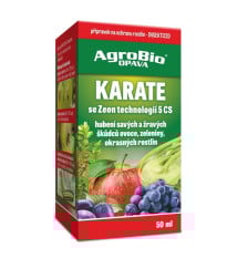 Karate so Zeon technológiou proti škodcom - ochrana rastlín - AgroBio Opava - 50 ml