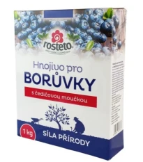 Hnojivo na čučoriedky s čadičovou múčkou - Rosteto - hnojivo - 1 kg