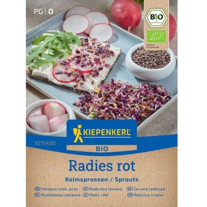 BIO Červená reďkovka - bio semená na klíčenie - 30 g