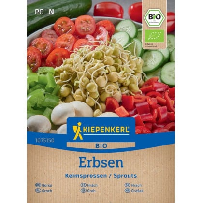 BIO Hrach siaty - bio semená na klíčenie - 50 g