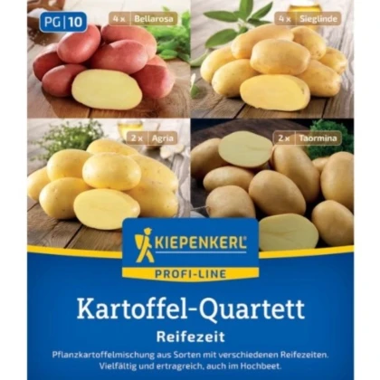 Sadbové zemiaky - 4 druhy - doba zrenia - Solanum tuberosum - zemiaky - 1 2ks