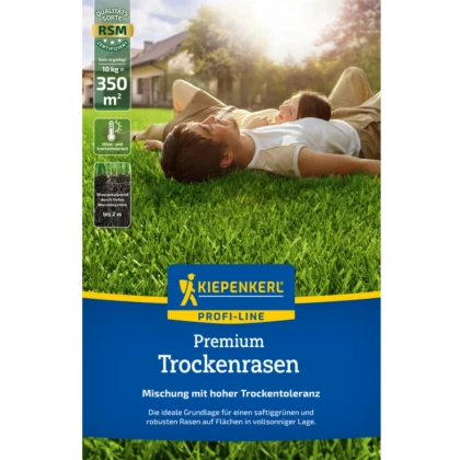 Trávnik pre suché stanovištia Premium Profi Line - semená Kiepenkerl - zmes - 10 kg