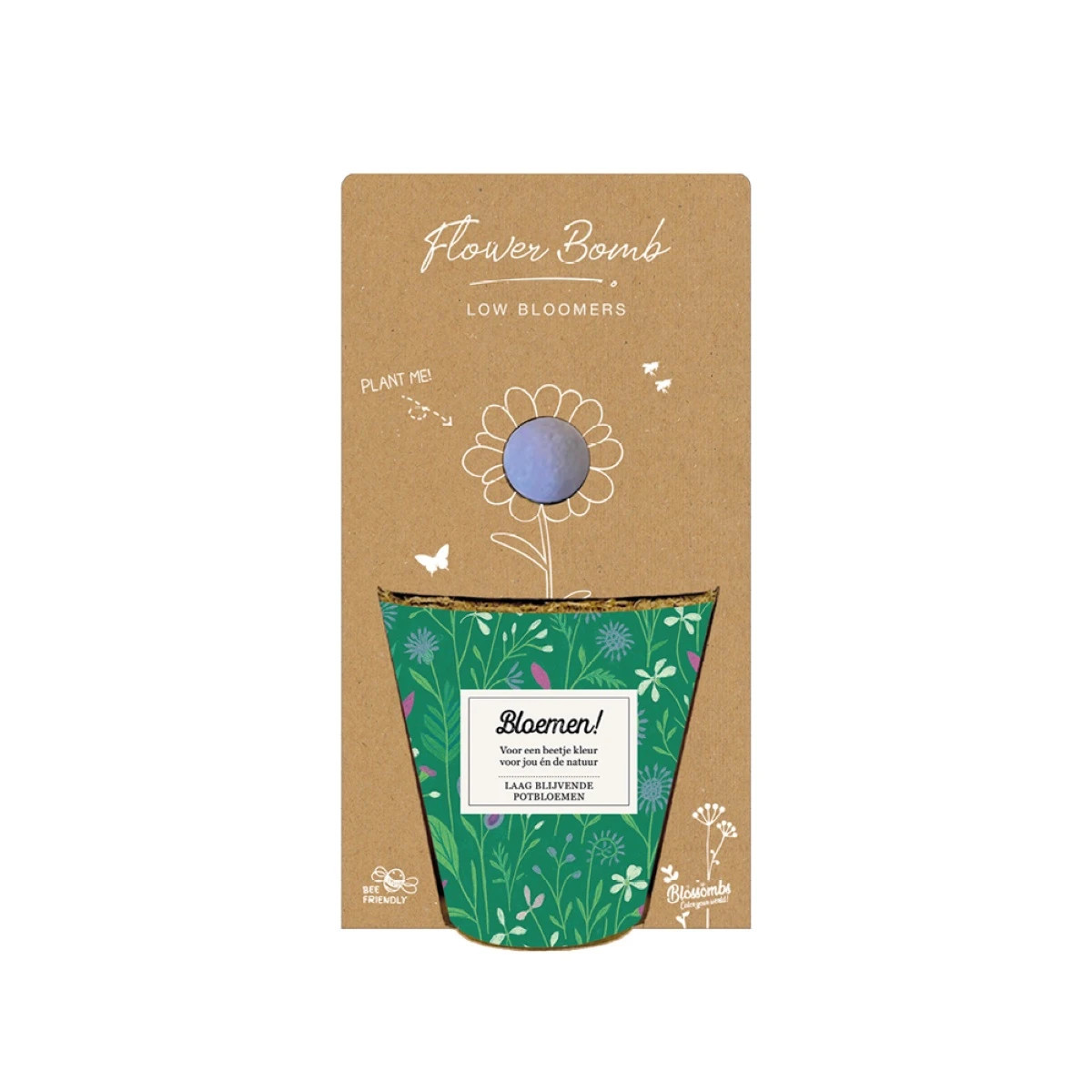 Pestovateľská súprava - Grow kit - nízkorastúca kvetinová zmes - Blossombs - 1 ks