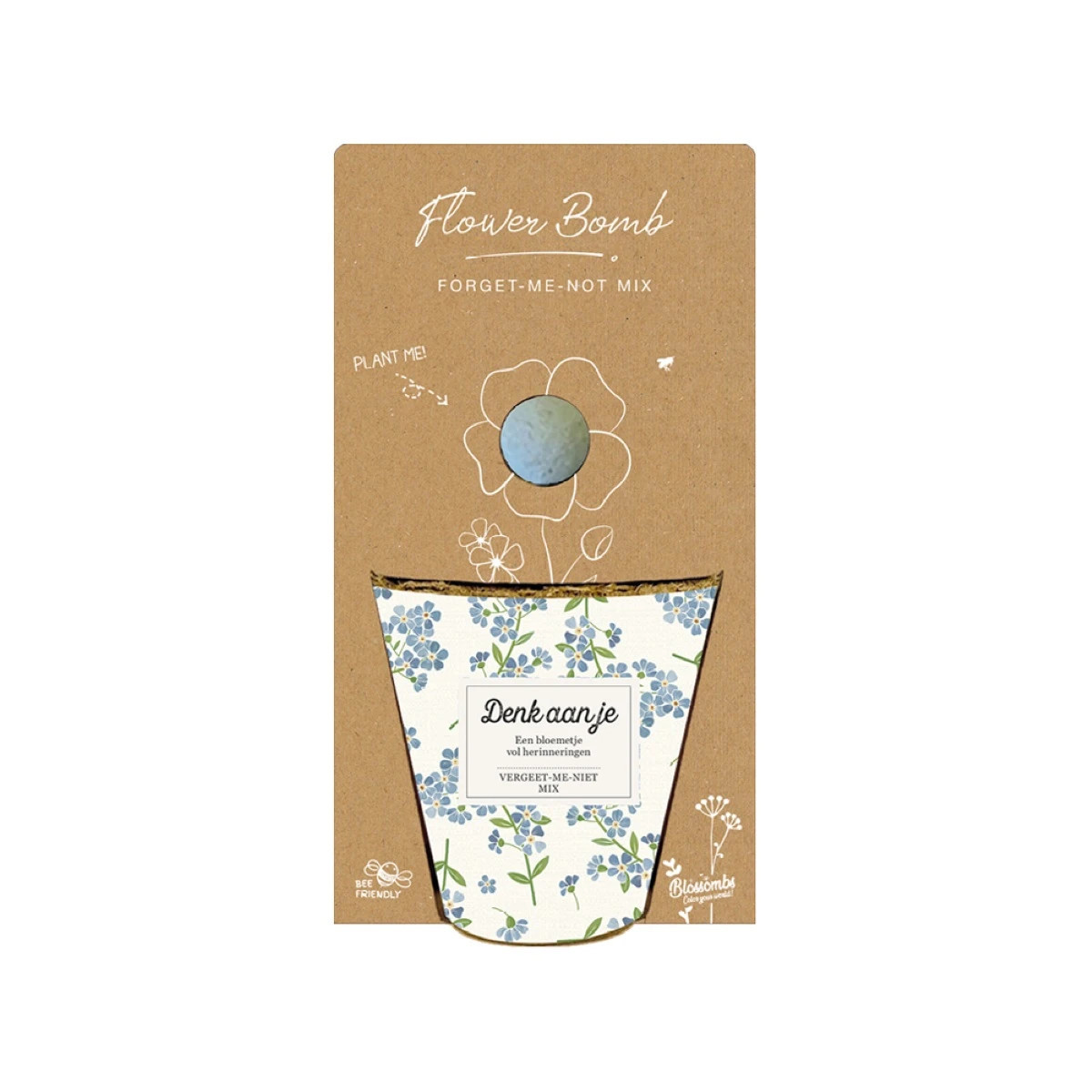 Pestovateľská súprava - Grow kit - zmes nezábudiek - Blossombs - 1 ks