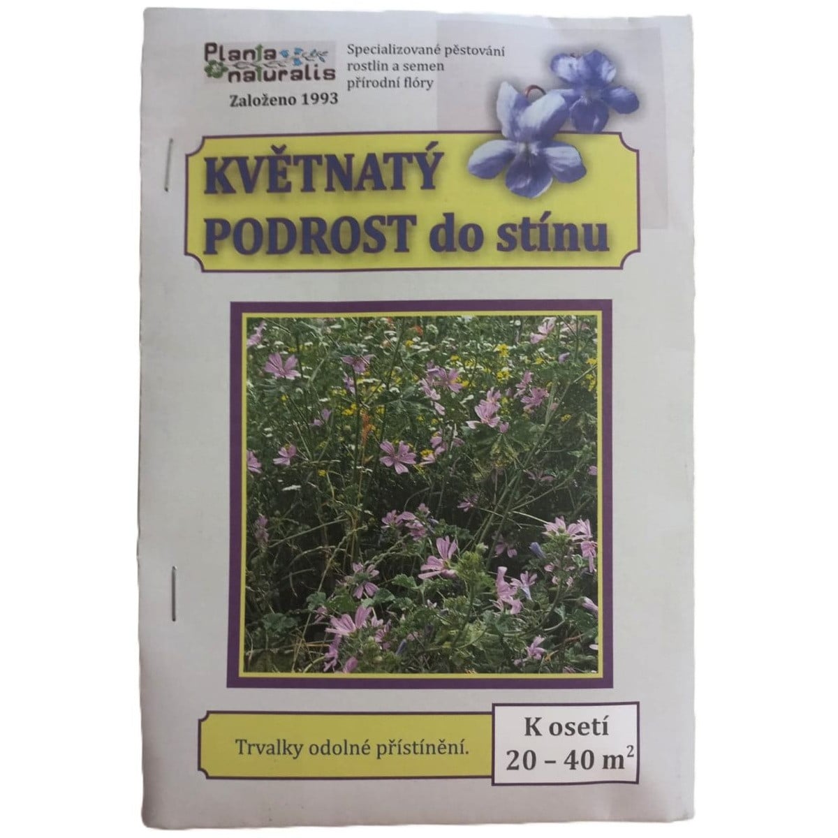 Trváci kvetinový podrast do tieňa - Planta Naturalis - osivo lúčnych kvetov - 40 g
