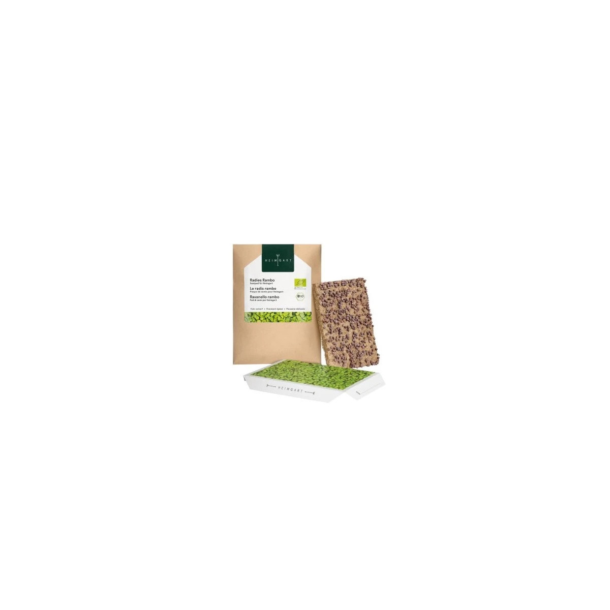 BIO microgreen Reďkovka Rambo - Heimgart - náhradné pláty - 1 ks