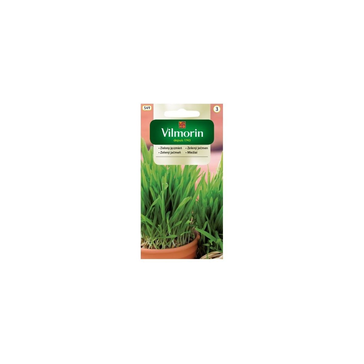 Semená na klíčky - Zelený jačmeň - Vilmorin - 20 g