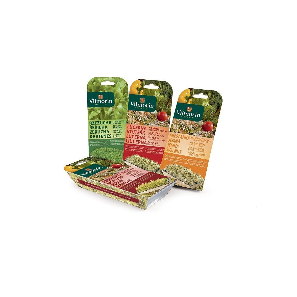 Sada na klíčky vrátane misky - Žerucha - Vilmorin - 10 g