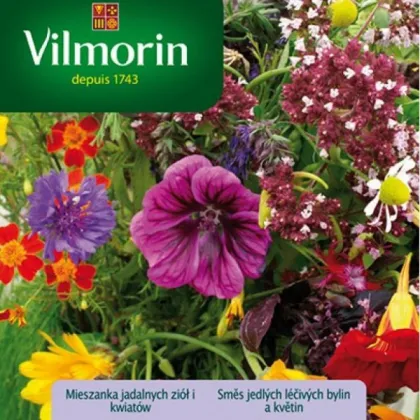 Vilmorin - Zmes jedlých liečivých bylín a kvetín - semená - 3 g