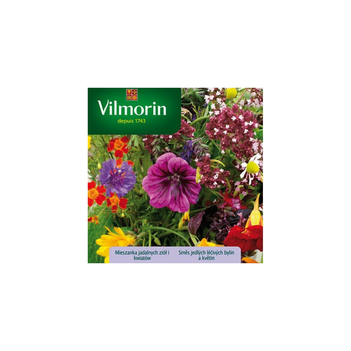 Vilmorin - Zmes jedlých liečivých bylín a kvetín - semená - 3 g
