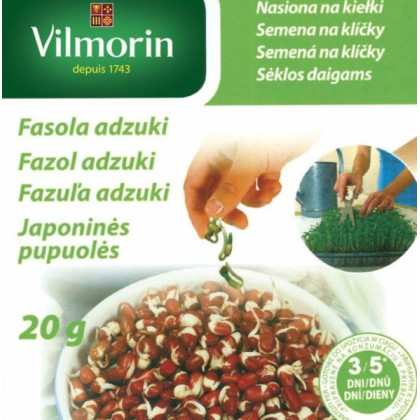 Semená na klíčky - Fazuľa adzuki - Vilmorin - 20 g
