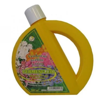BIO hnojivo - Vermesfluid pre vonkajšie kvety a ruže - 980 ml
