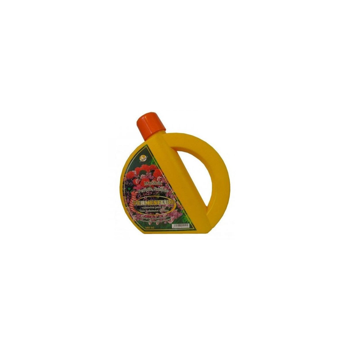 Prírodné hnojivo - Vermesfluid na muškáty - 980 ml