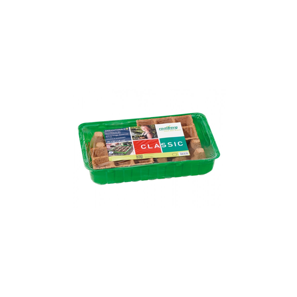 Miniskleník  M PLUS 36 x 22 x 13 cm + 24 ks rašelinových sadbovačov